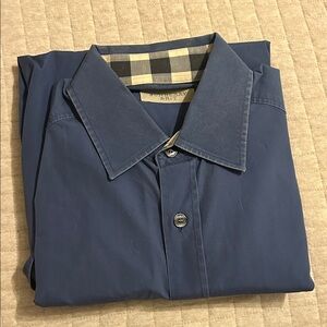 Burberry Blue Dress Shirt